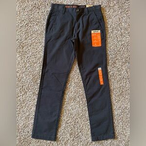 NWT Urban Pipeline Max Flex Slim Straight Stretch Chinos Dress Pants Black 30x32